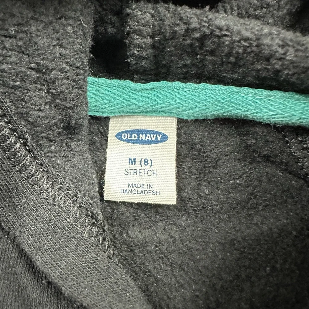 Old Navy Art Class Boy's 8 Set Of 2 Black Hoodie Sweatshirt